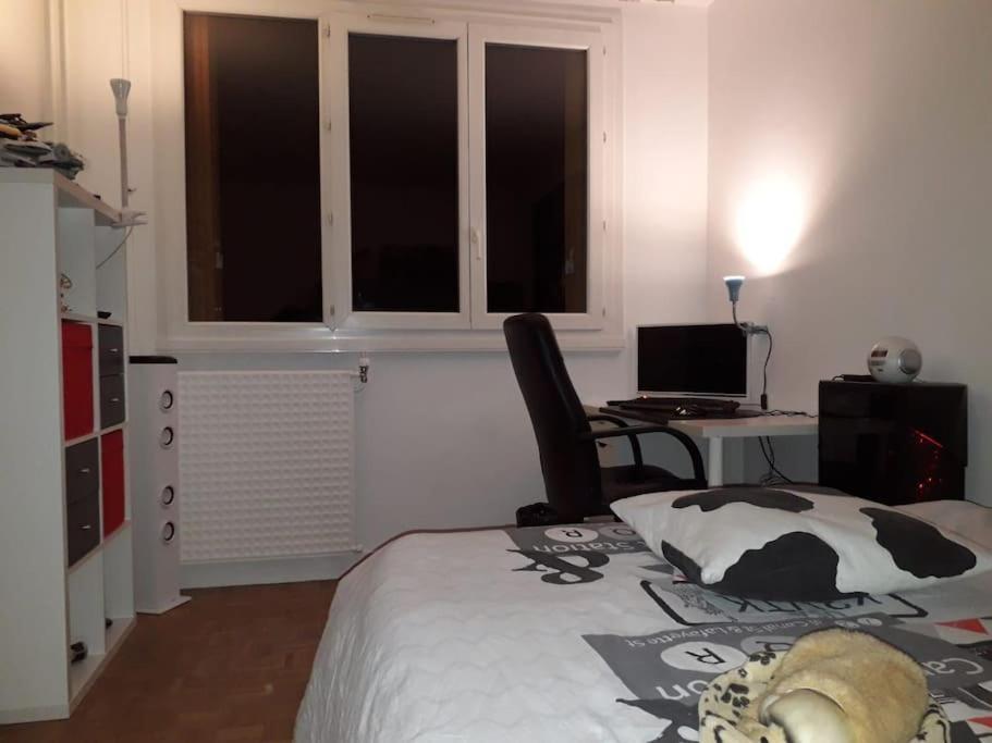 T4/5 Avec Vue Sur Les Alpes A 5 Minutes De Lyon Apartment La Mulatiere Exterior photo